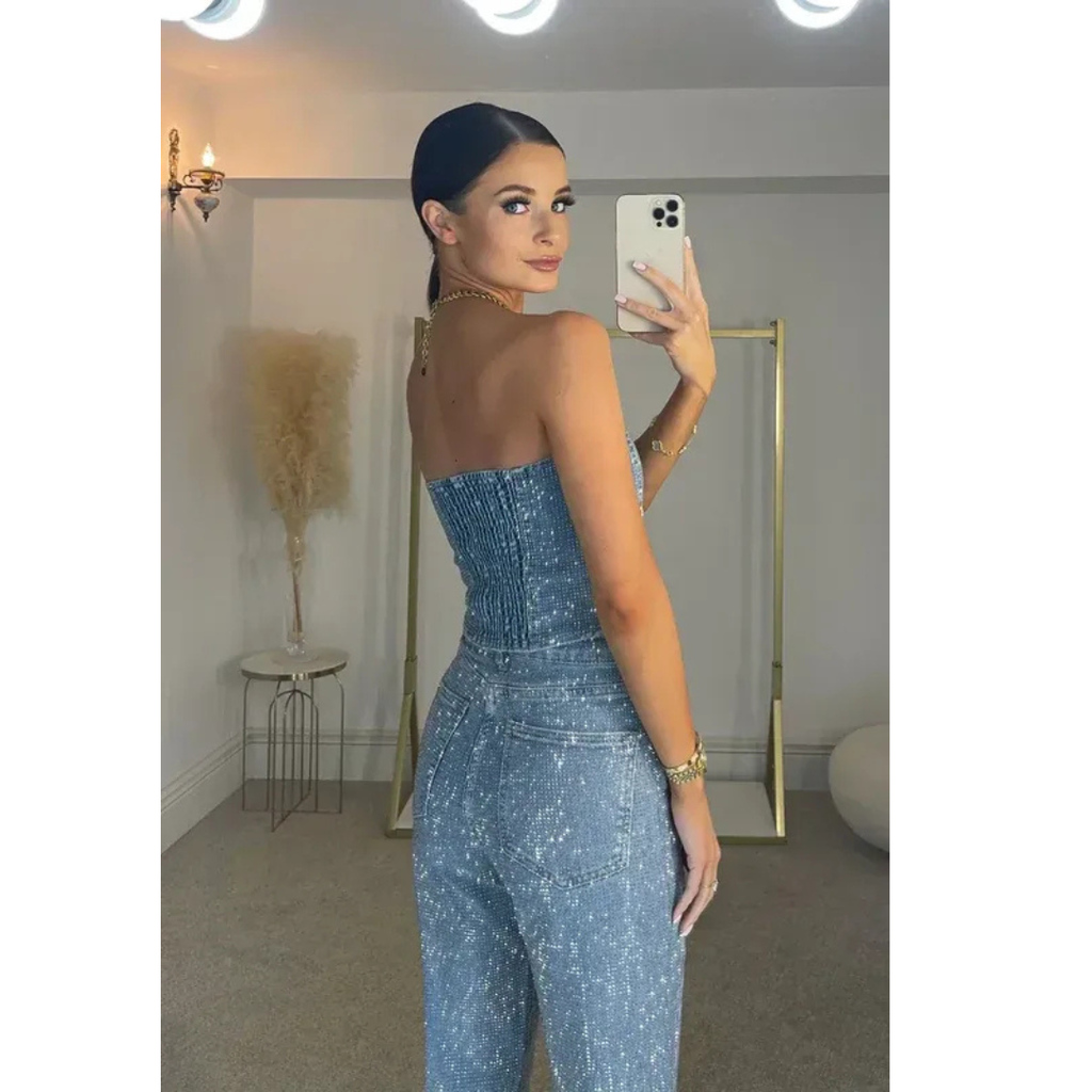 Hannah | Damen Elegante Zweiteiler mit High Waist Hose