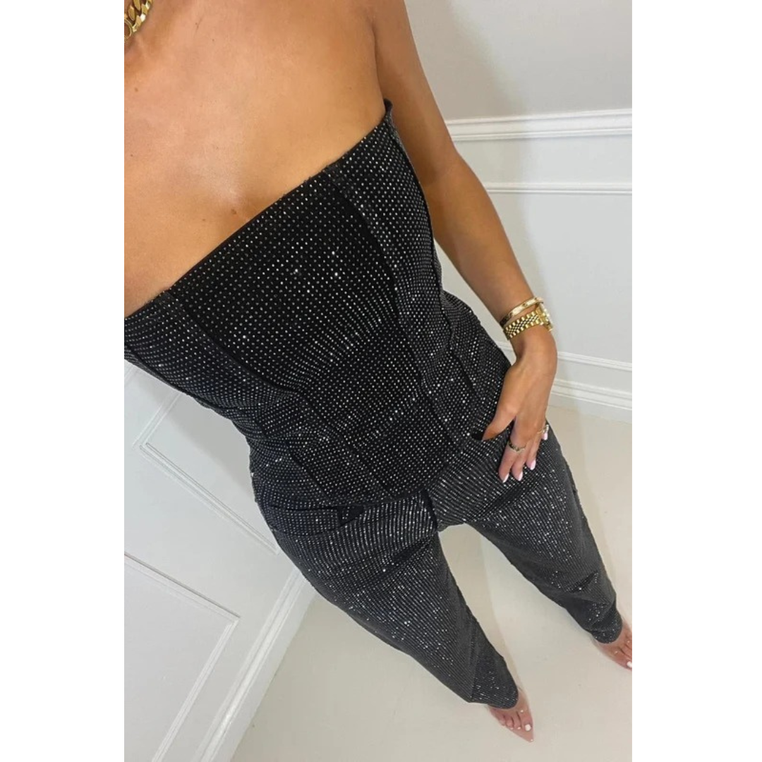 Hannah | Damen Elegante Zweiteiler mit High Waist Hose