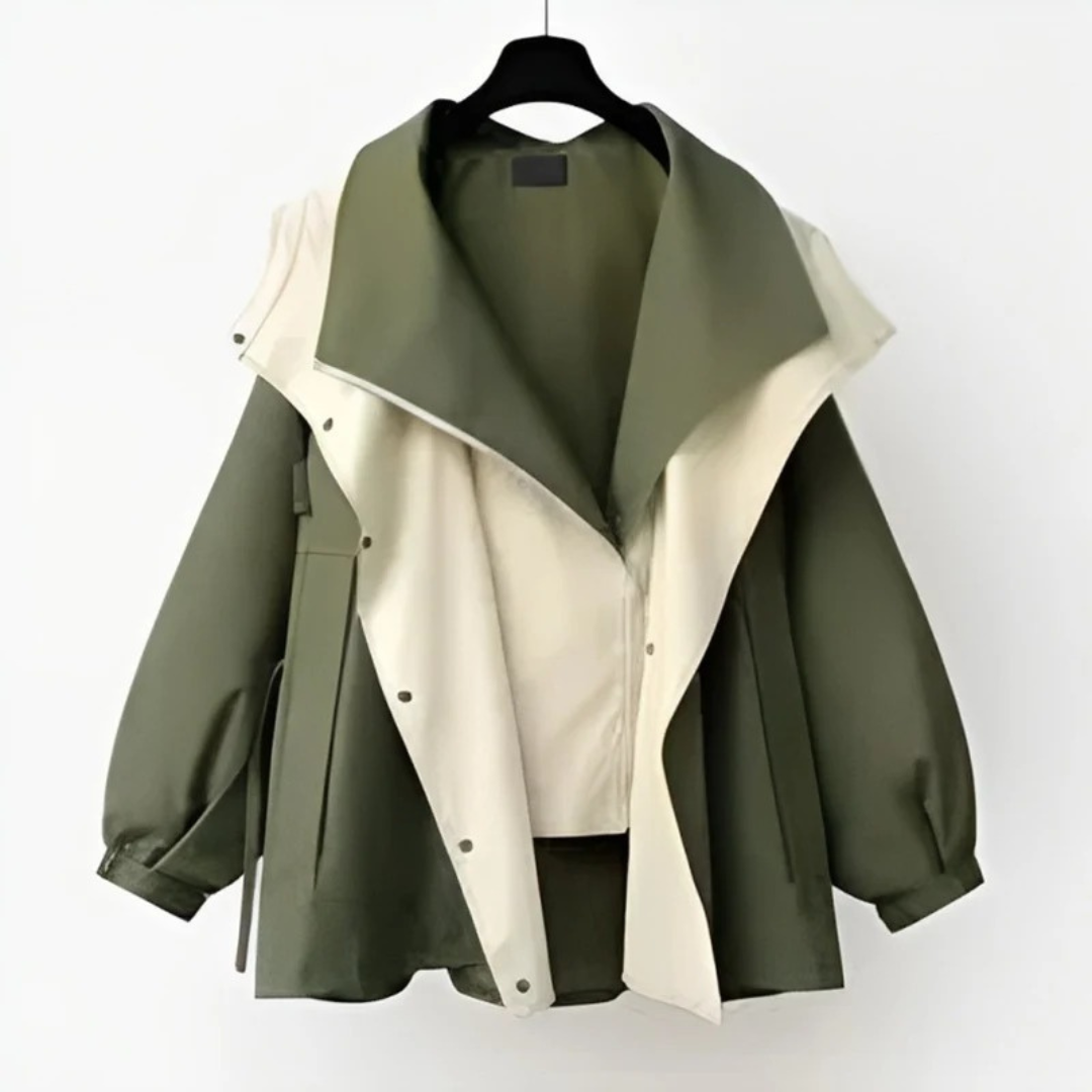 Hannah | Damen Komfortable und Funktionaler Oversize Trench Coat