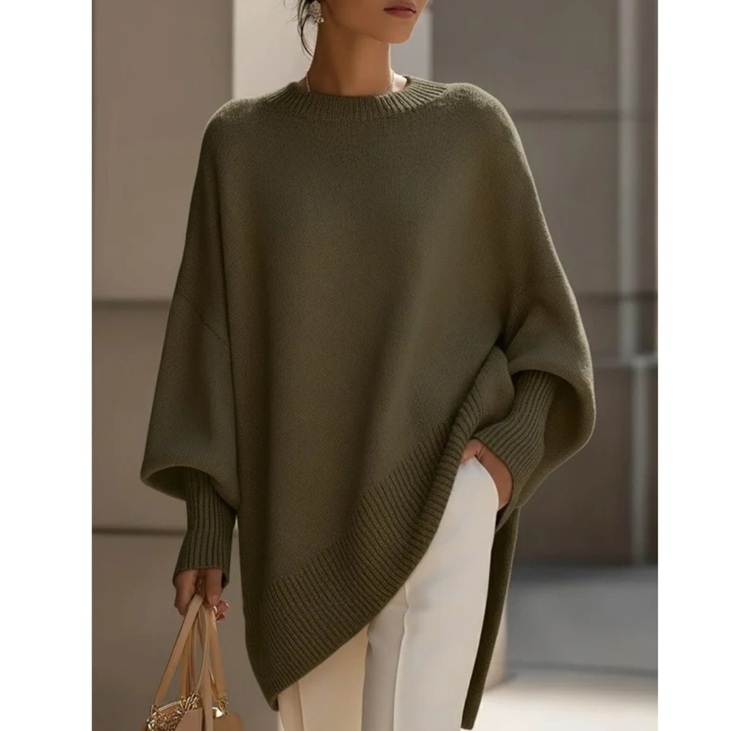 Hannelore | Damen Langarm Strick Pullover