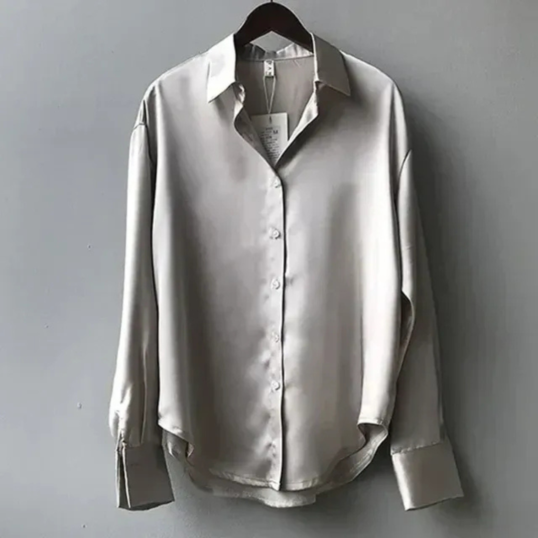 Hannelore | Damen Klassische Bluse Für Alltag