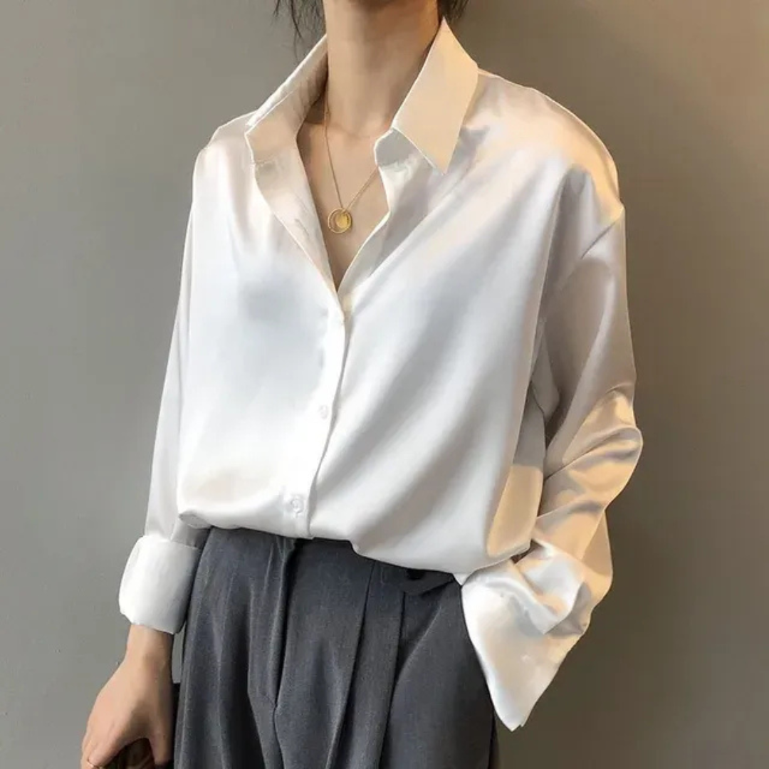 Hannelore | Damen Klassische Bluse Für Alltag