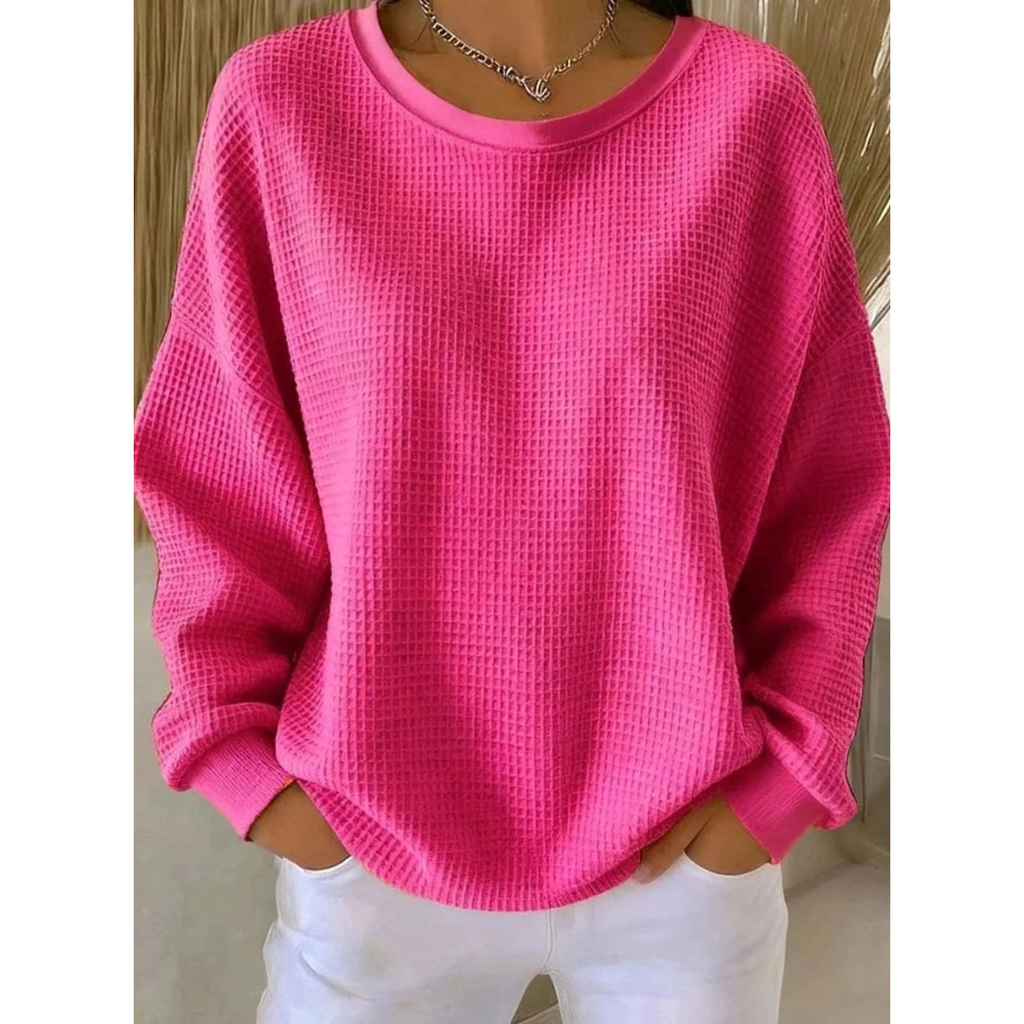 Hannelore | Damen Pullover mit Langarm und Freizeit Design
