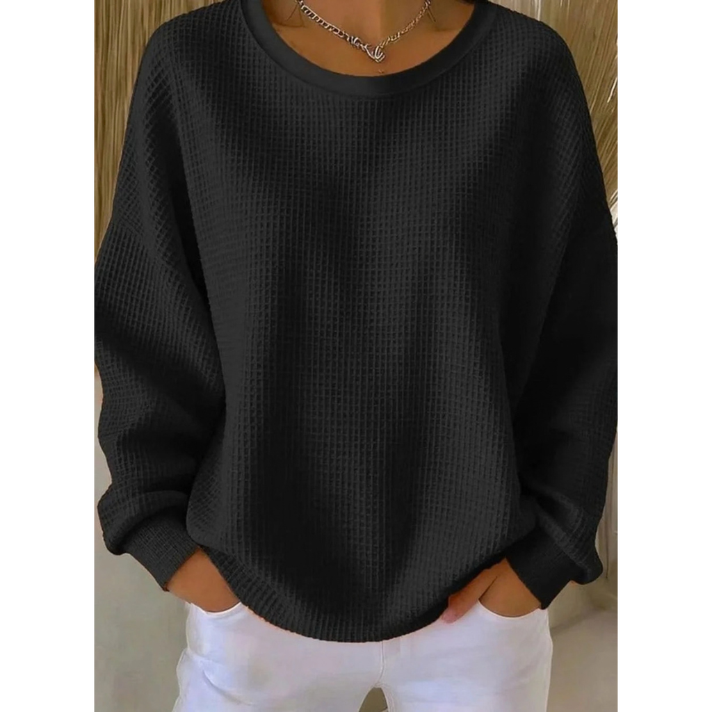 Hannelore | Damen Pullover mit Langarm und Freizeit Design