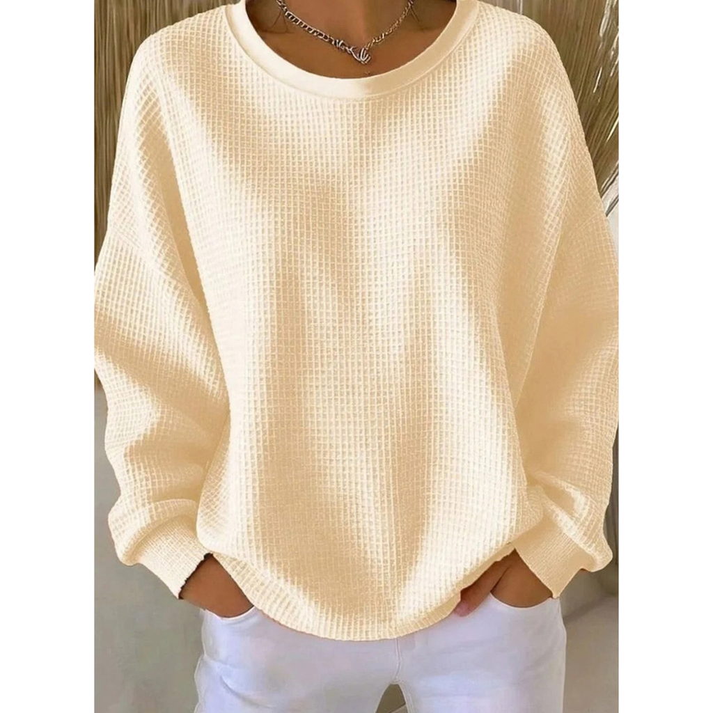 Hannelore | Damen Pullover mit Langarm und Freizeit Design