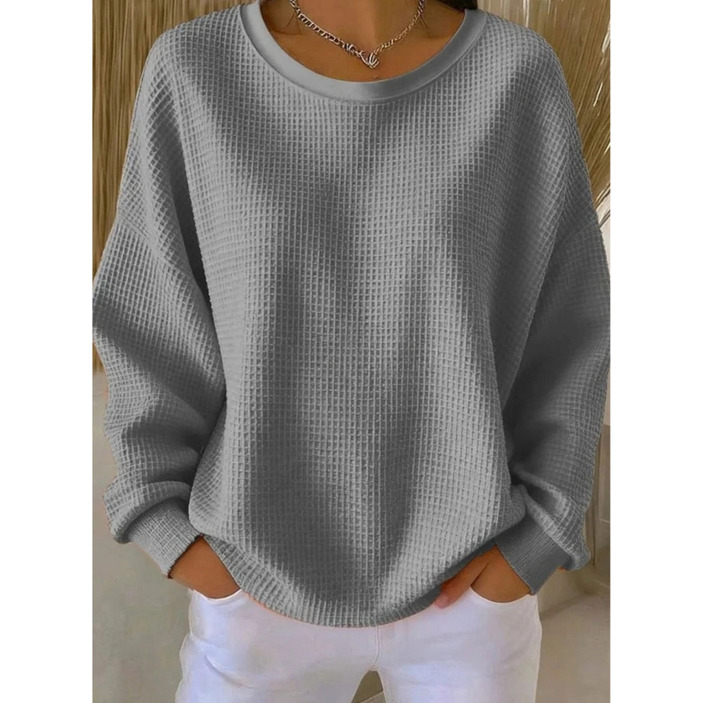 Hannelore | Damen Pullover mit Langarm und Freizeit Design