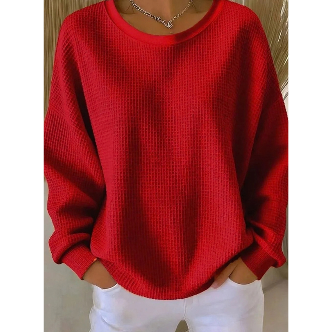 Hannelore | Damen Pullover mit Langarm und Freizeit Design
