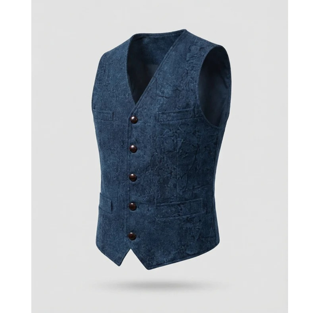 Hans | Herren Elegante Trachtenweste mit Knöpfen