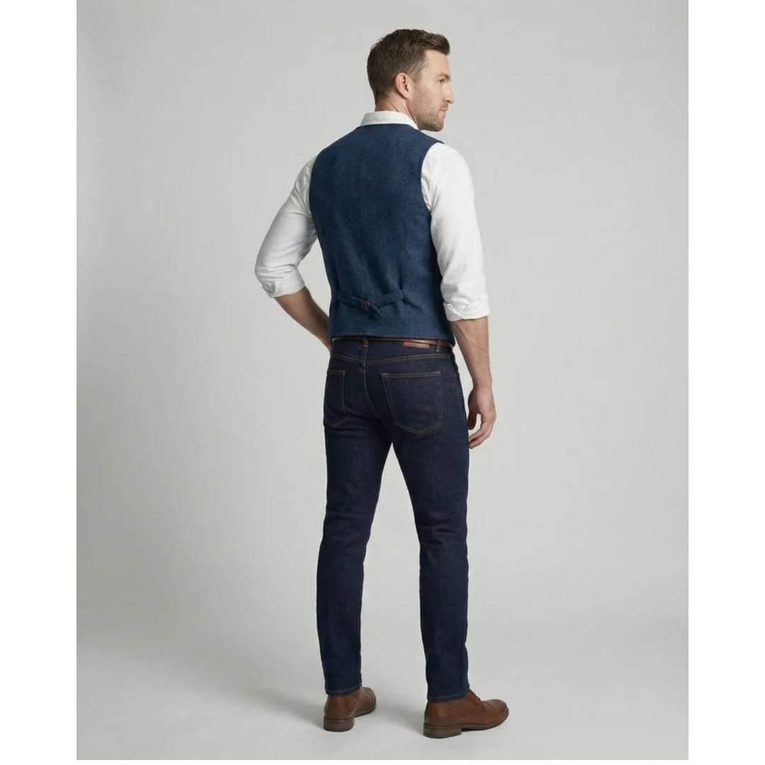 Hans | Herren Elegante Trachtenweste mit Knöpfen