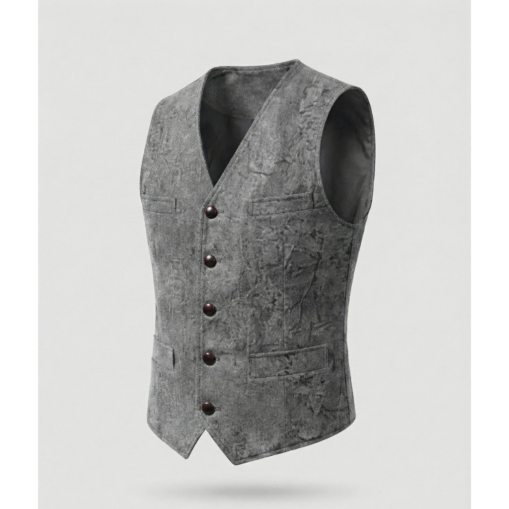 Hans | Herren Elegante Trachtenweste mit Knöpfen