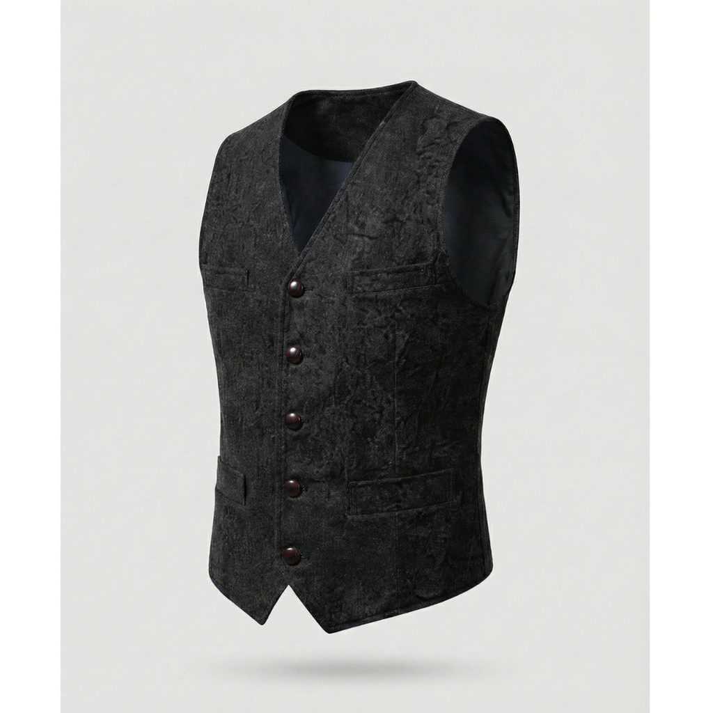 Hans | Herren Elegante Trachtenweste mit Knöpfen