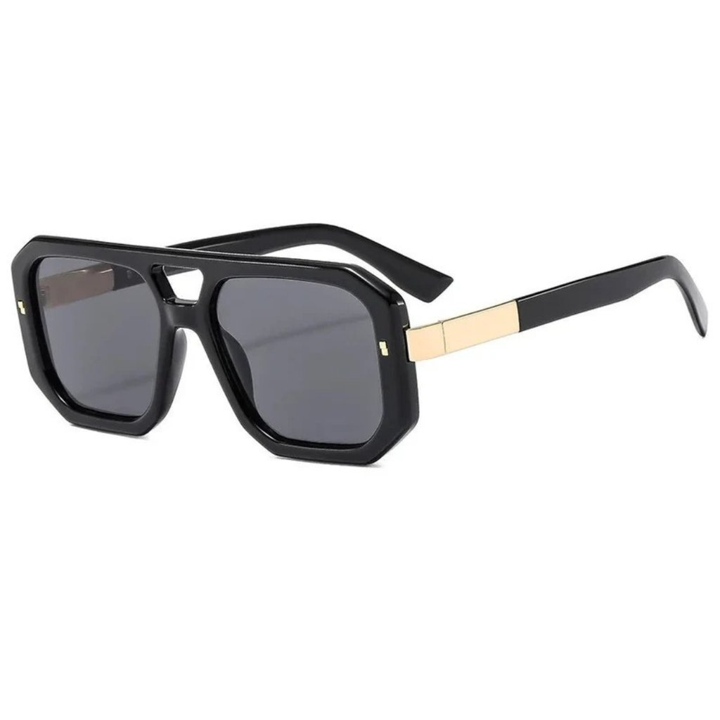 Hans | Herren Stilvolle Sonnenbrille Aviator Gold Klassisch
