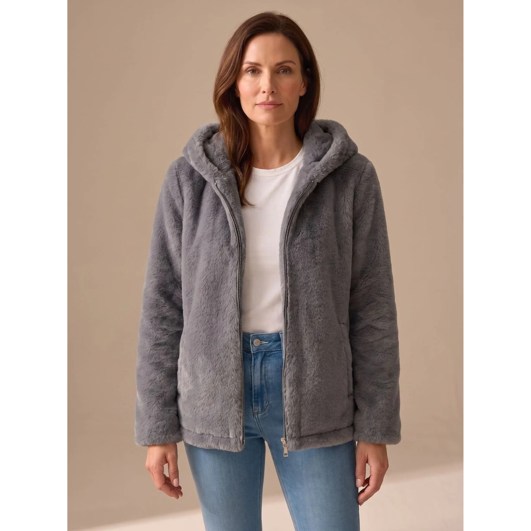 Harper | Damen Jacke mit Kragen und Verschluss