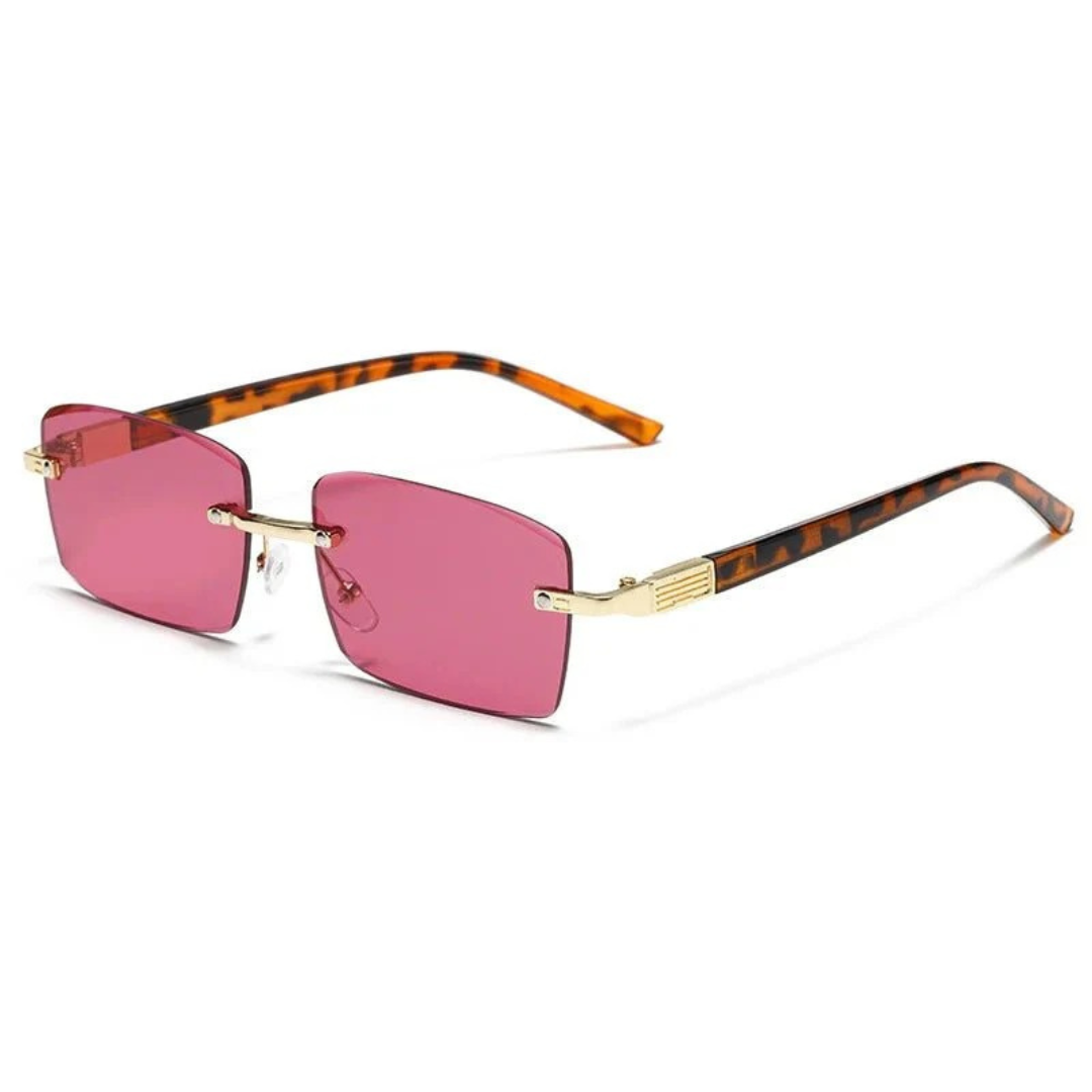 Hazel | Herren Sonnenbrille Randlos Retro Leicht