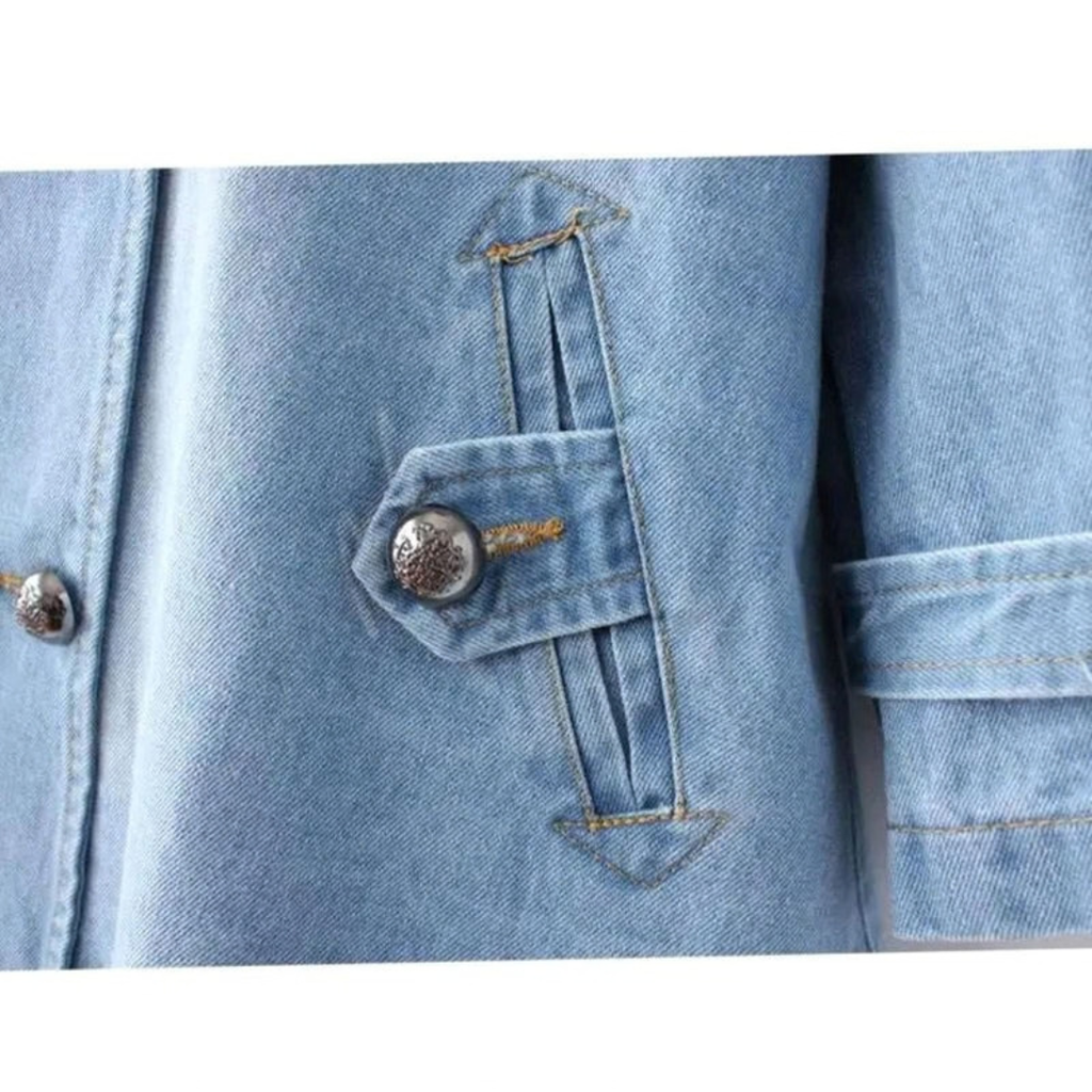 Hedda | Damen Denim Jacke im Vintage Stil
