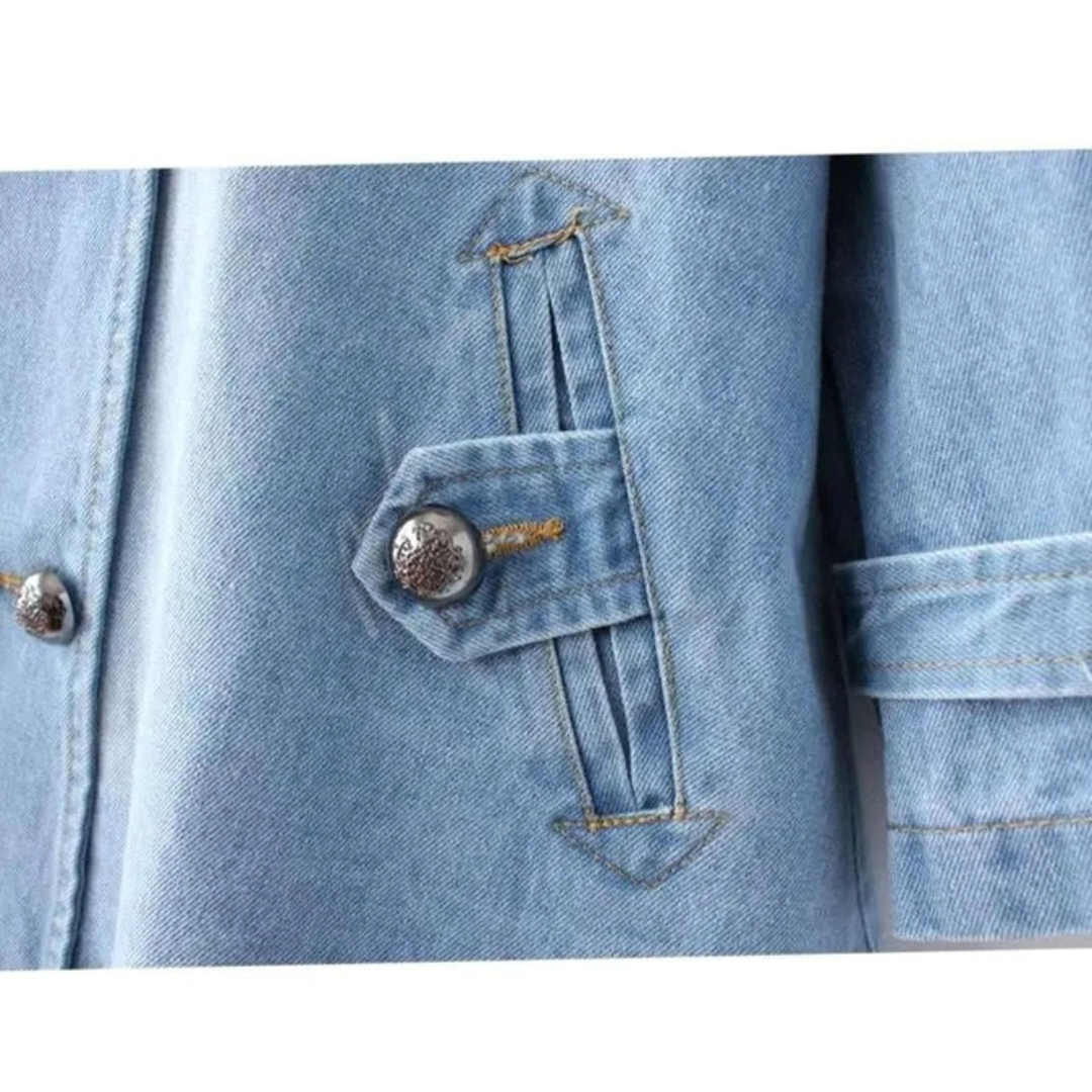 Hedda | Damen Denim Jacke im Vintage Stil
