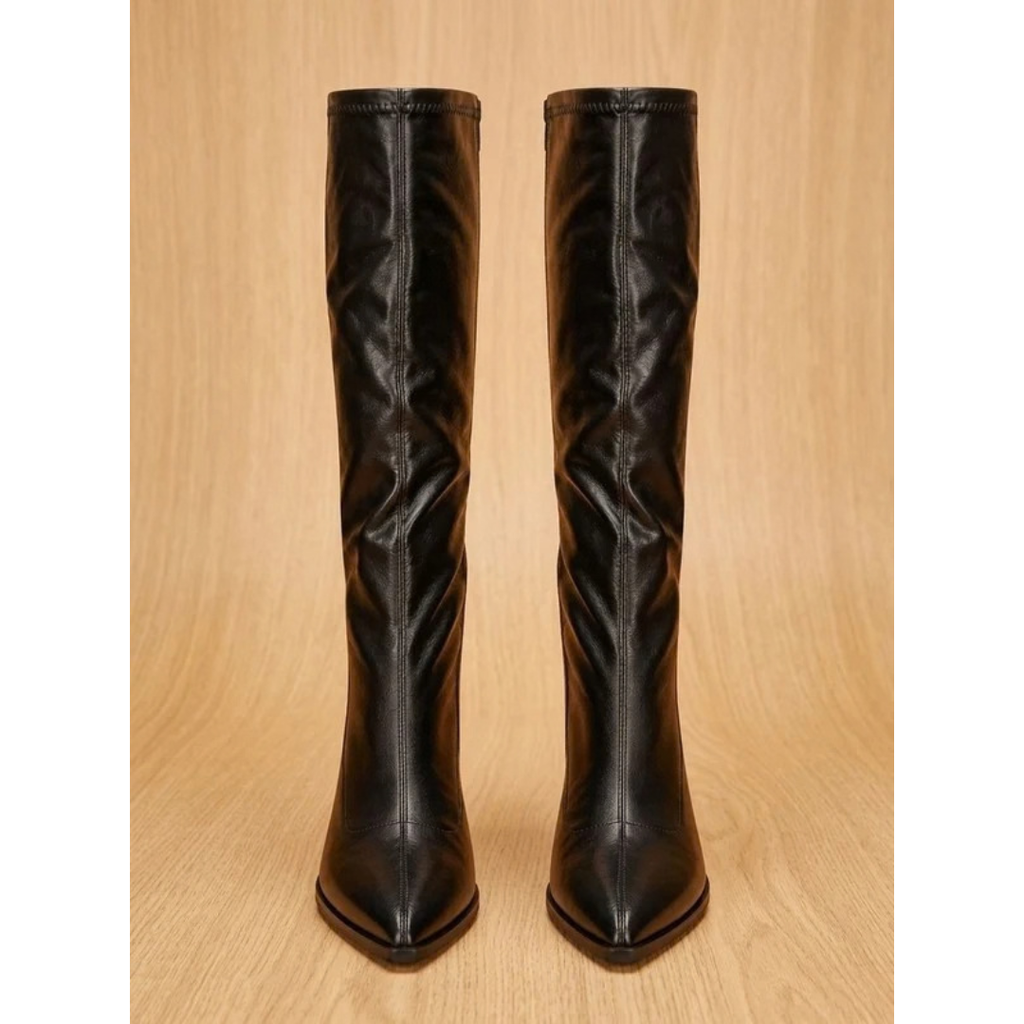 Hedda | Damen Hohe Orthopädische Stiefel mit Spitze und Absatz