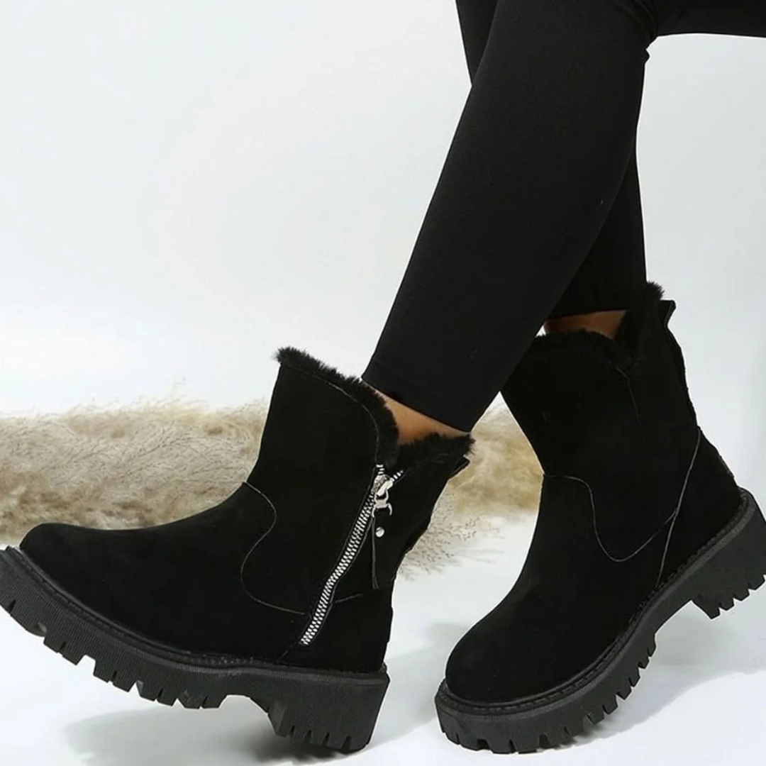 Hedi | Damen Orthopädische Stiefeletten mit Reißverschluss und angenehmer Ausstattung