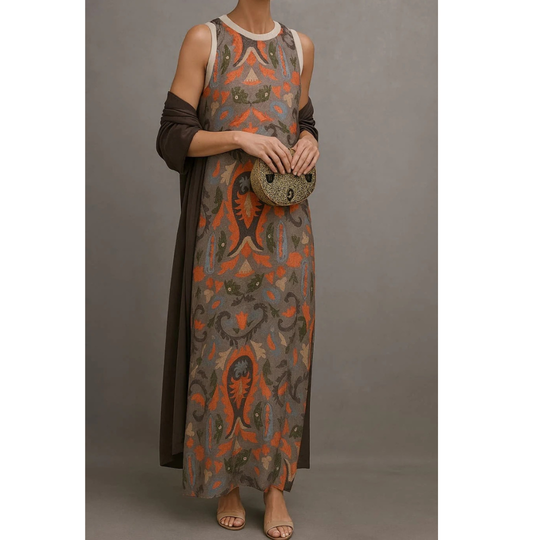 Heidi | Damen Floral Sommer Maxikleid