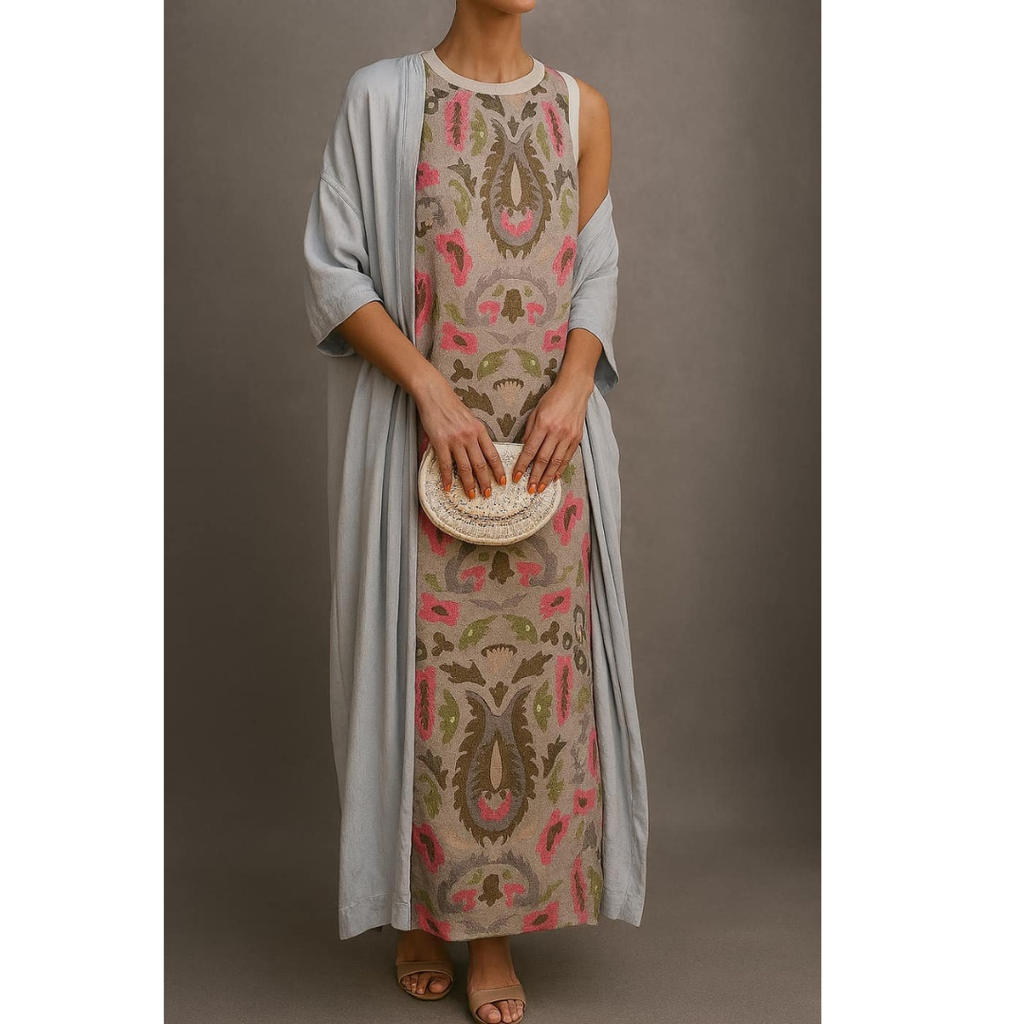 Heidi | Damen Floral Sommer Maxikleid