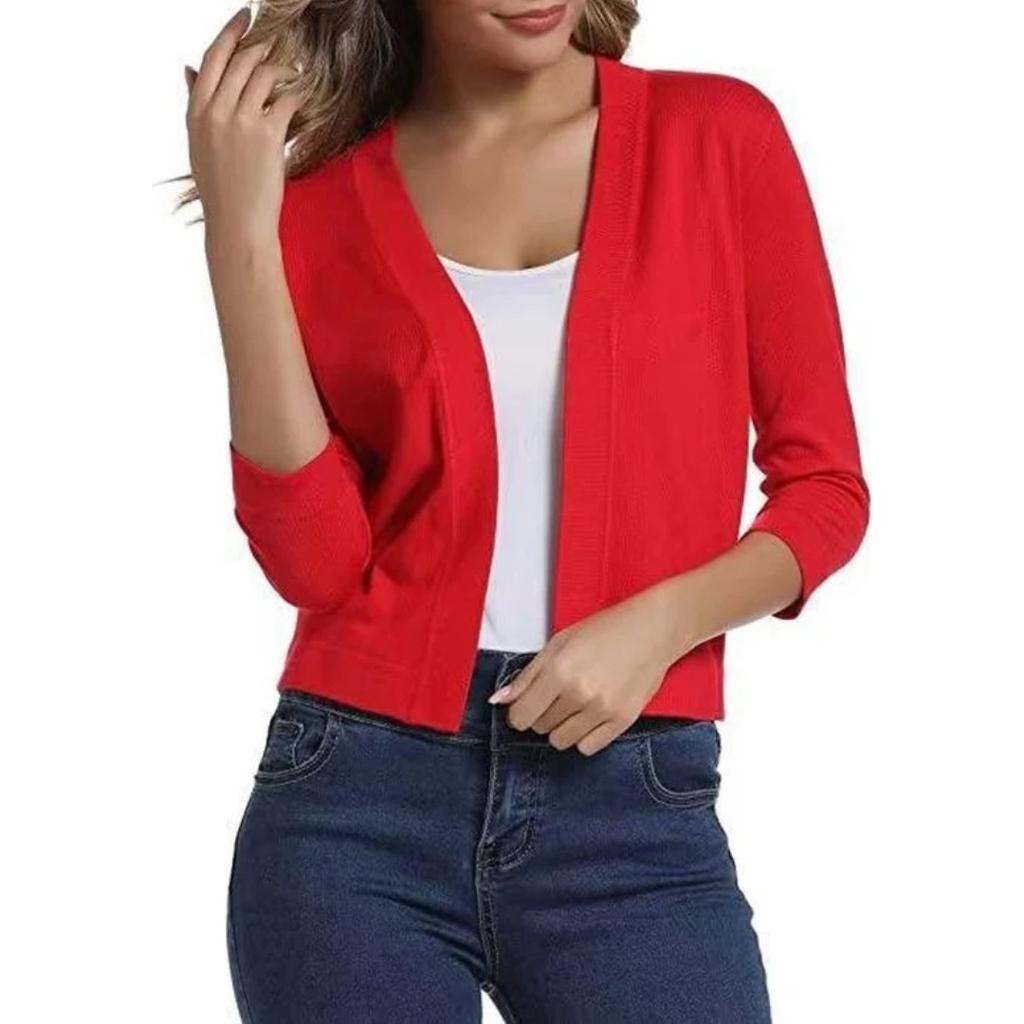 Heidi | Damen Offene Strickjacke für Alltag
