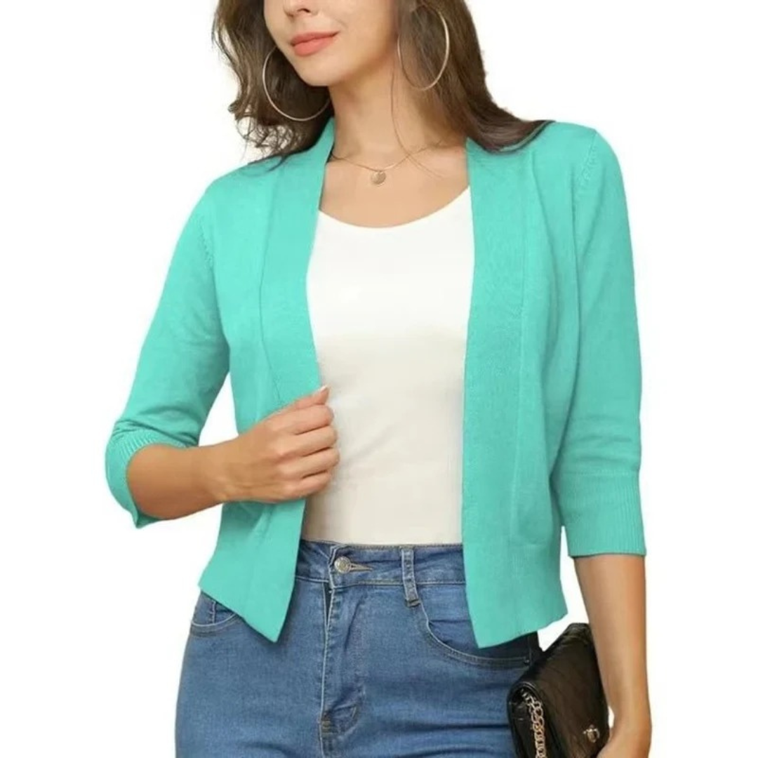 Heidi | Damen Offene Strickjacke für Alltag