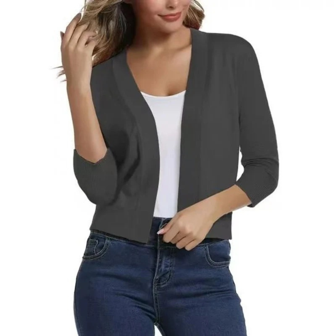 Heidi | Damen Offene Strickjacke für Alltag