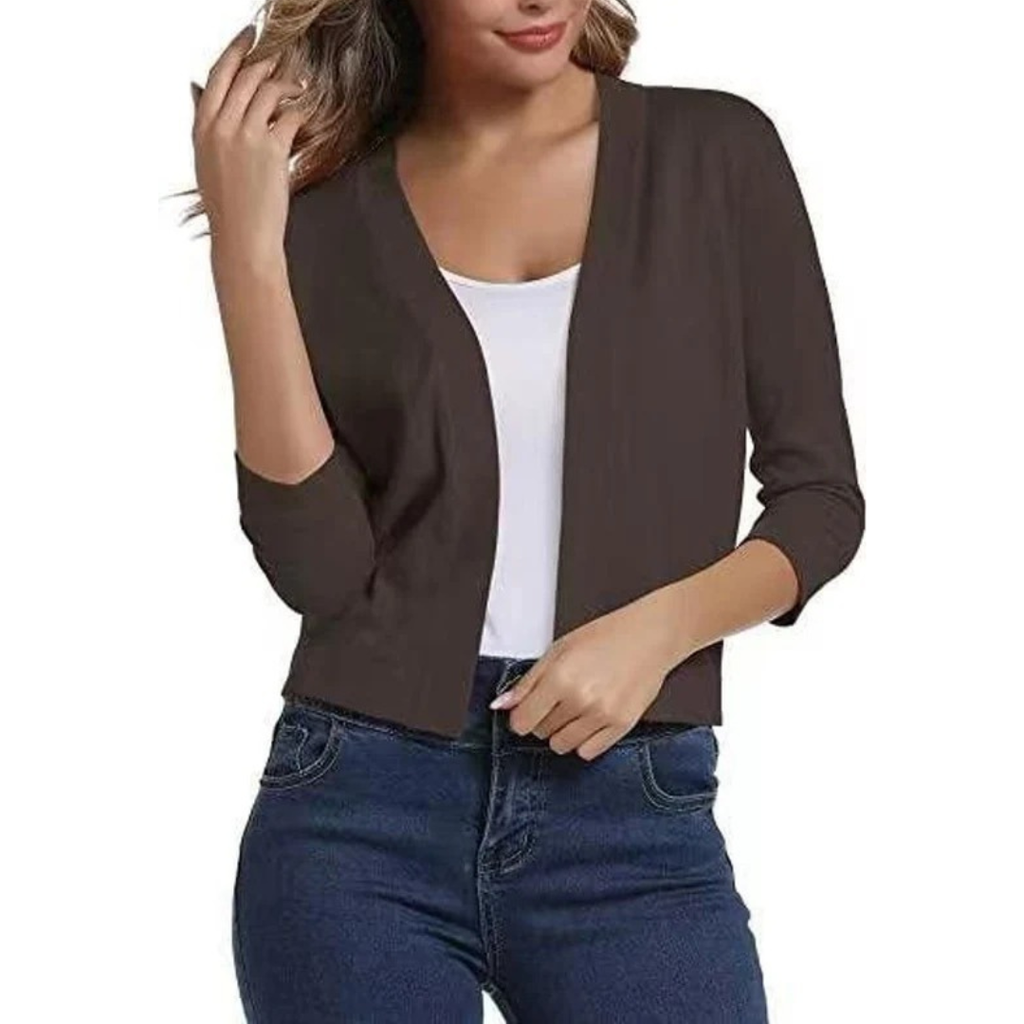 Heidi | Damen Offene Strickjacke für Alltag