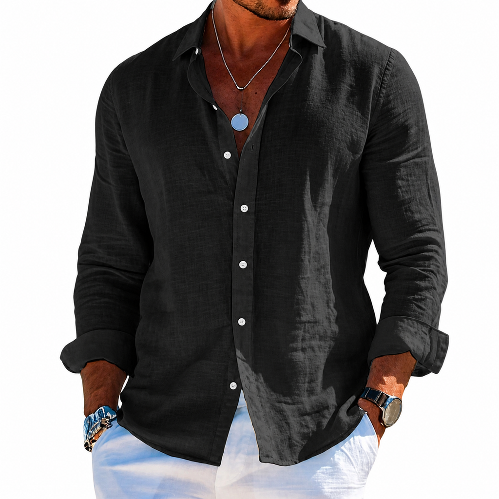 Heiner | Herren Hemd Zeitloser Stil Schlicht