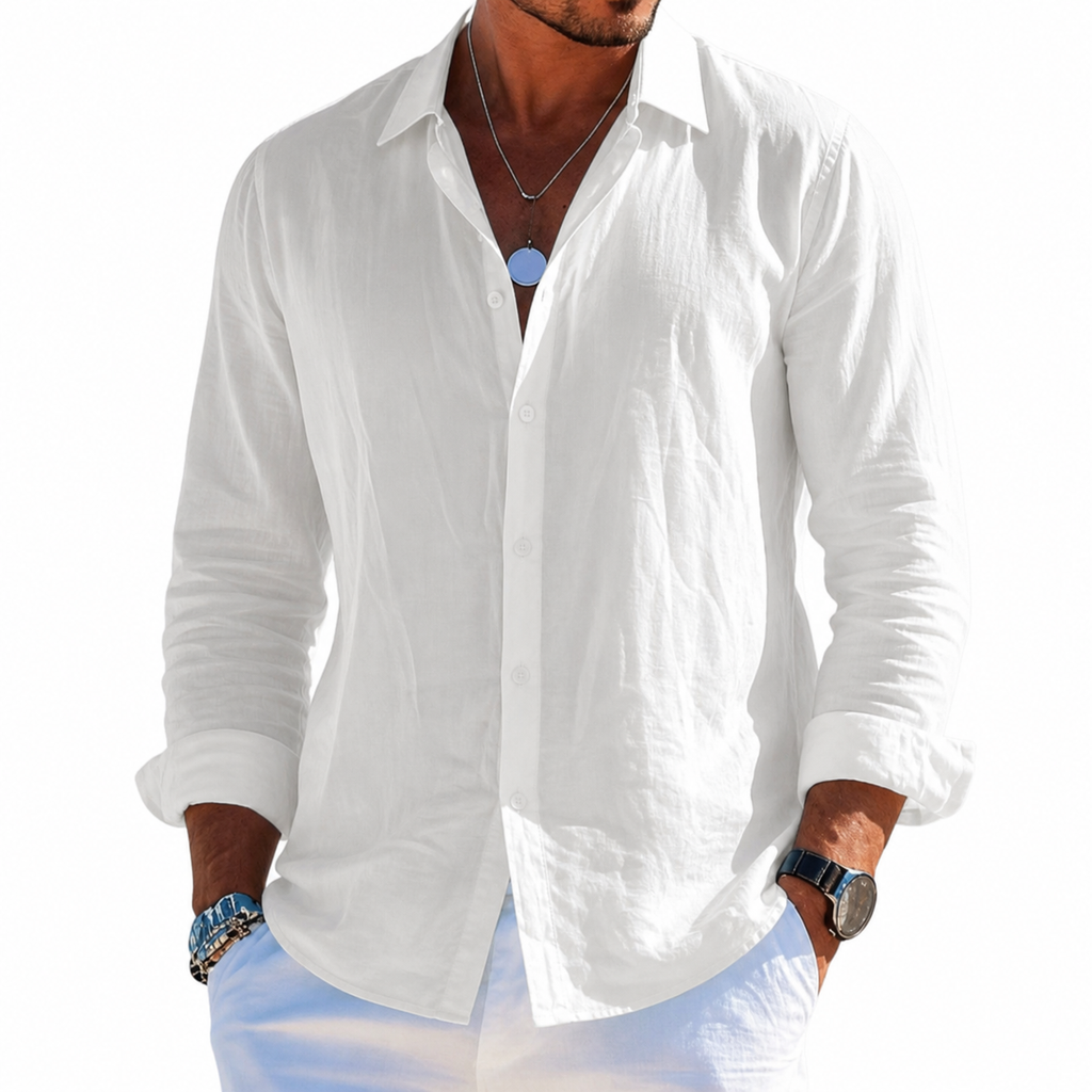 Heiner | Herren Hemd Zeitloser Stil Schlicht