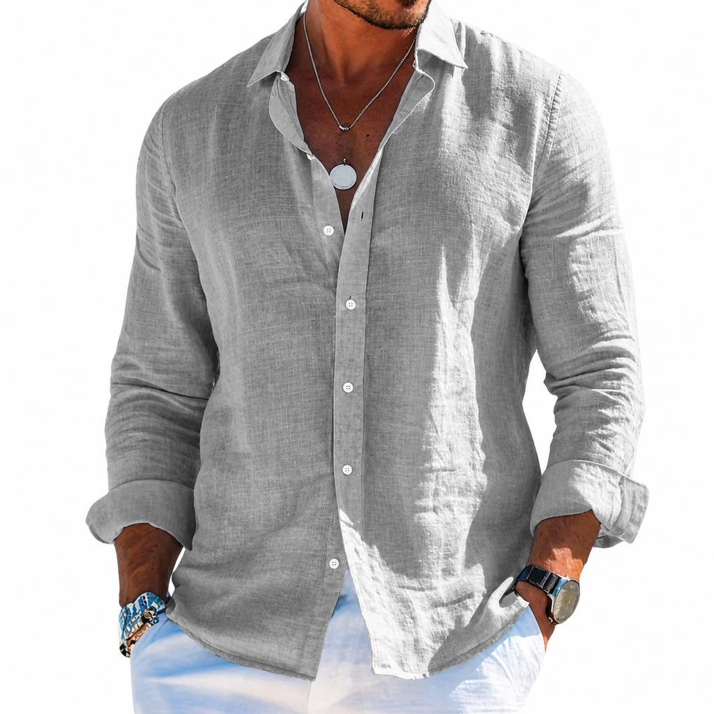 Heiner | Herren Hemd Zeitloser Stil Schlicht