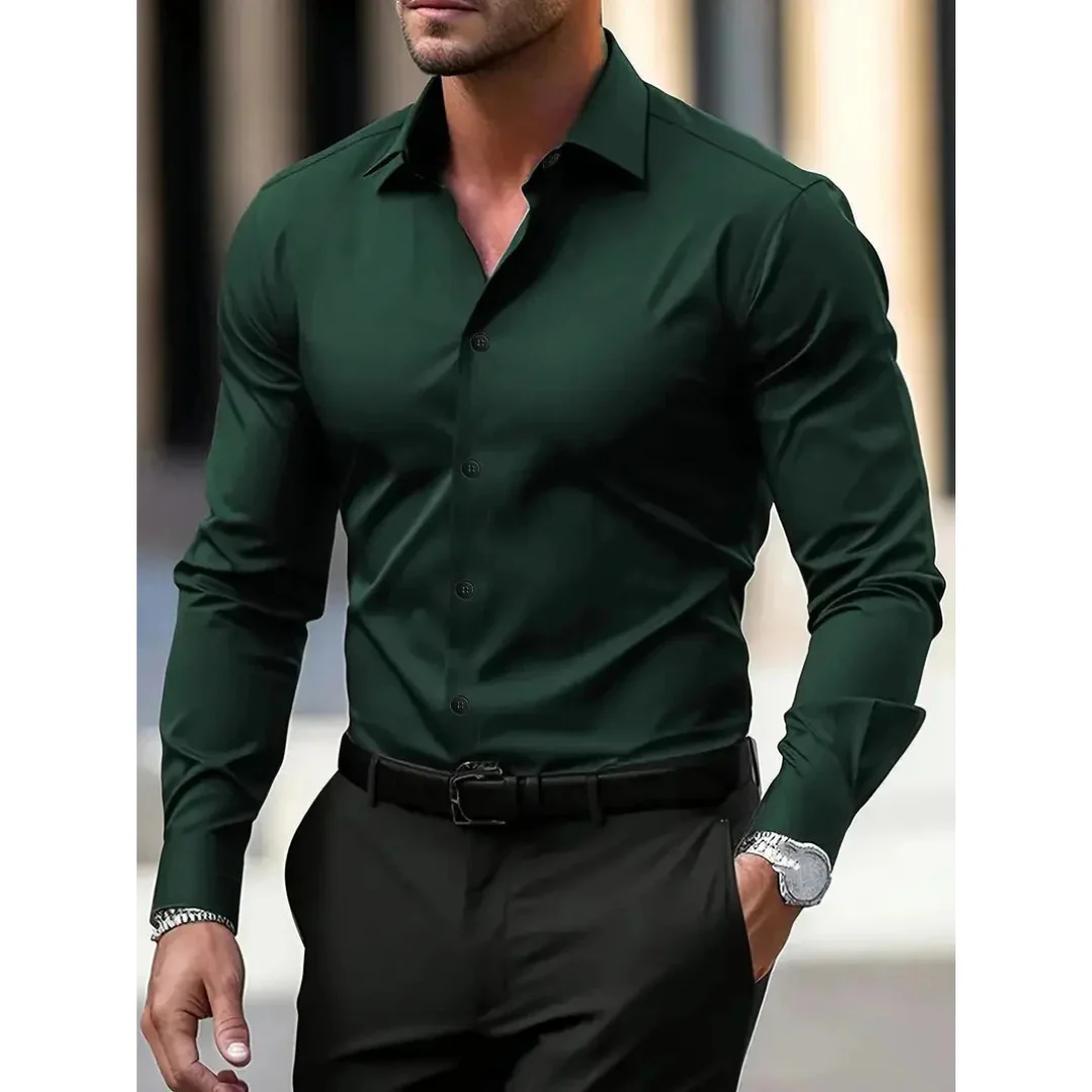 Heinrich | Herren Hemd Langarm Moderner Stil