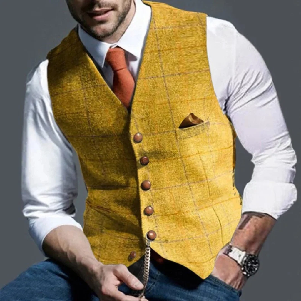 Heinrich | Herren Klassische Trachtenweste