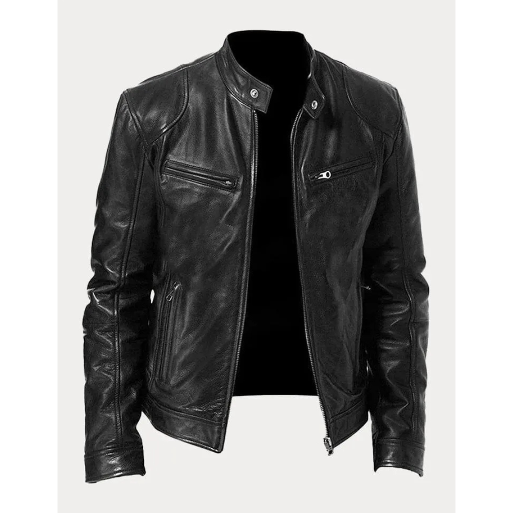 Heinrich | Herren Kunstleder Jacke für Herbst