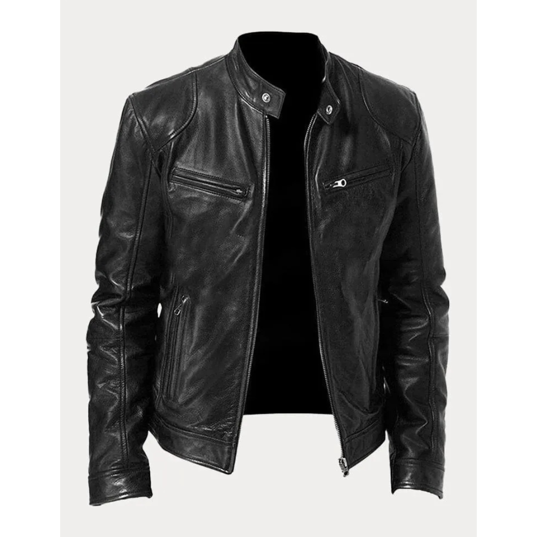 Heinrich | Herren Kunstleder Jacke für Herbst