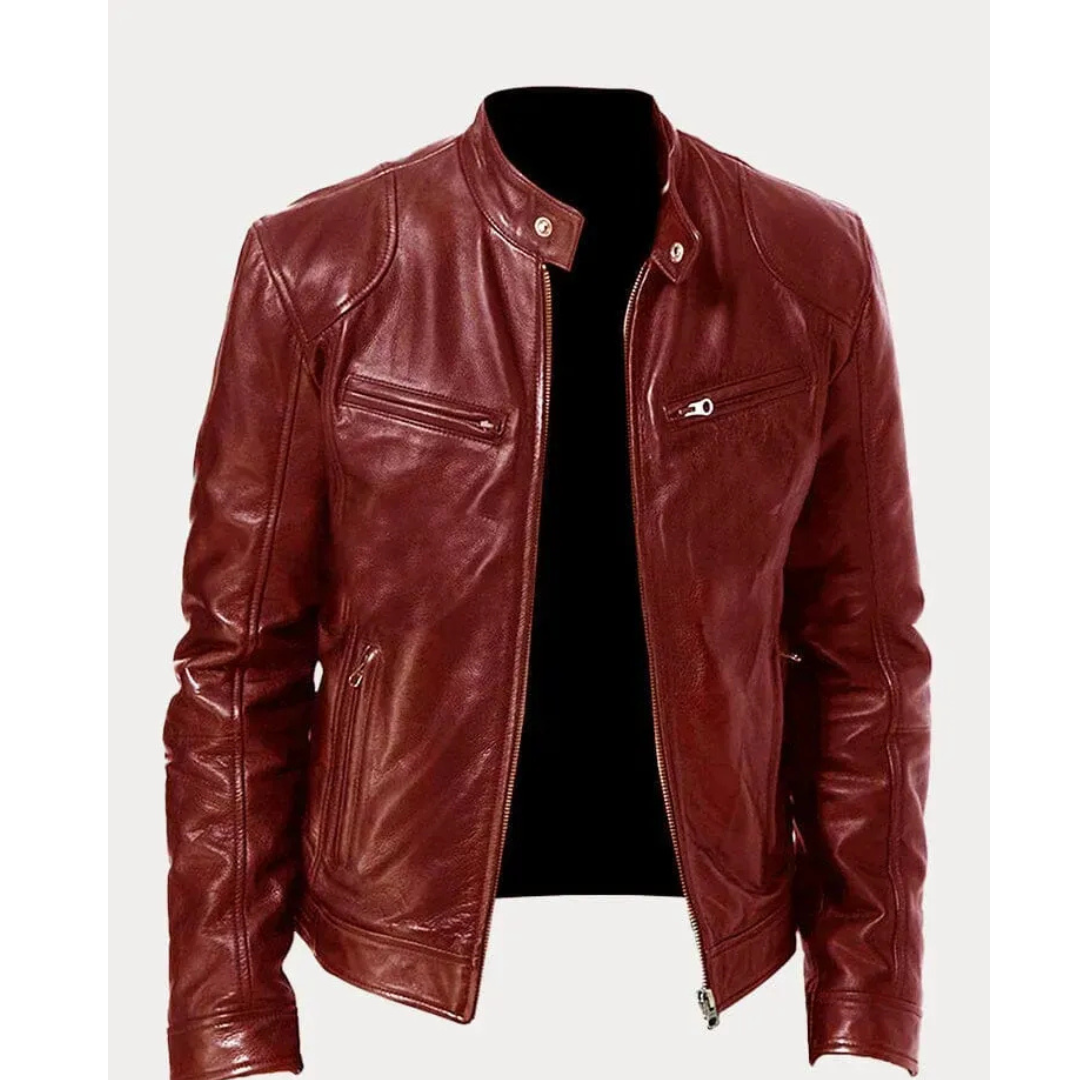 Heinrich | Herren Kunstleder Jacke für Herbst