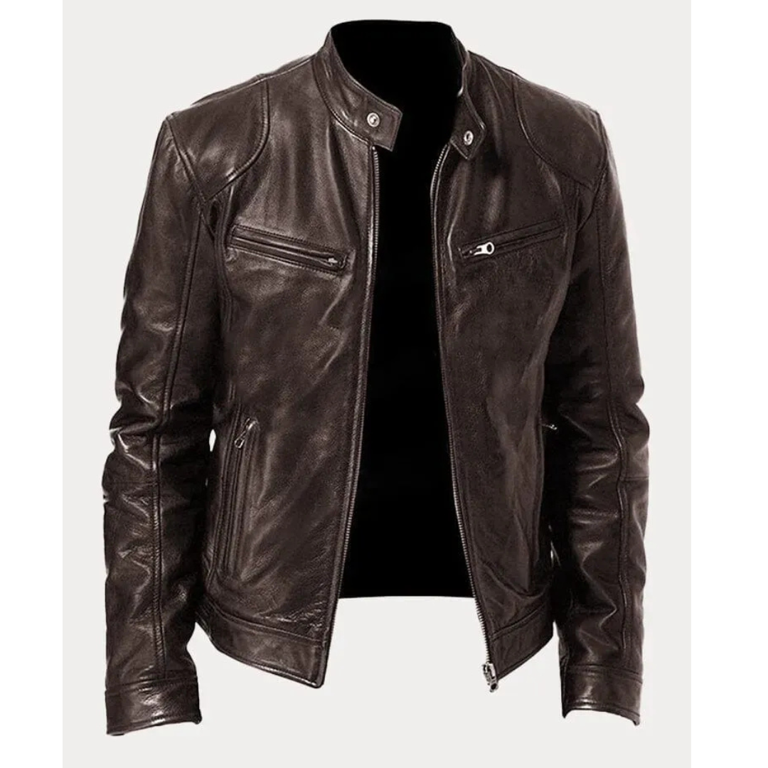 Heinrich | Herren Kunstleder Jacke für Herbst