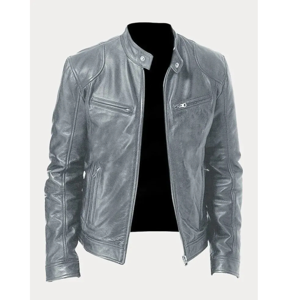 Heinrich | Herren Kunstleder Jacke für Herbst