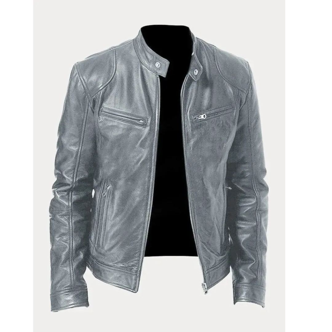 Heinrich | Herren Kunstleder Jacke für Herbst