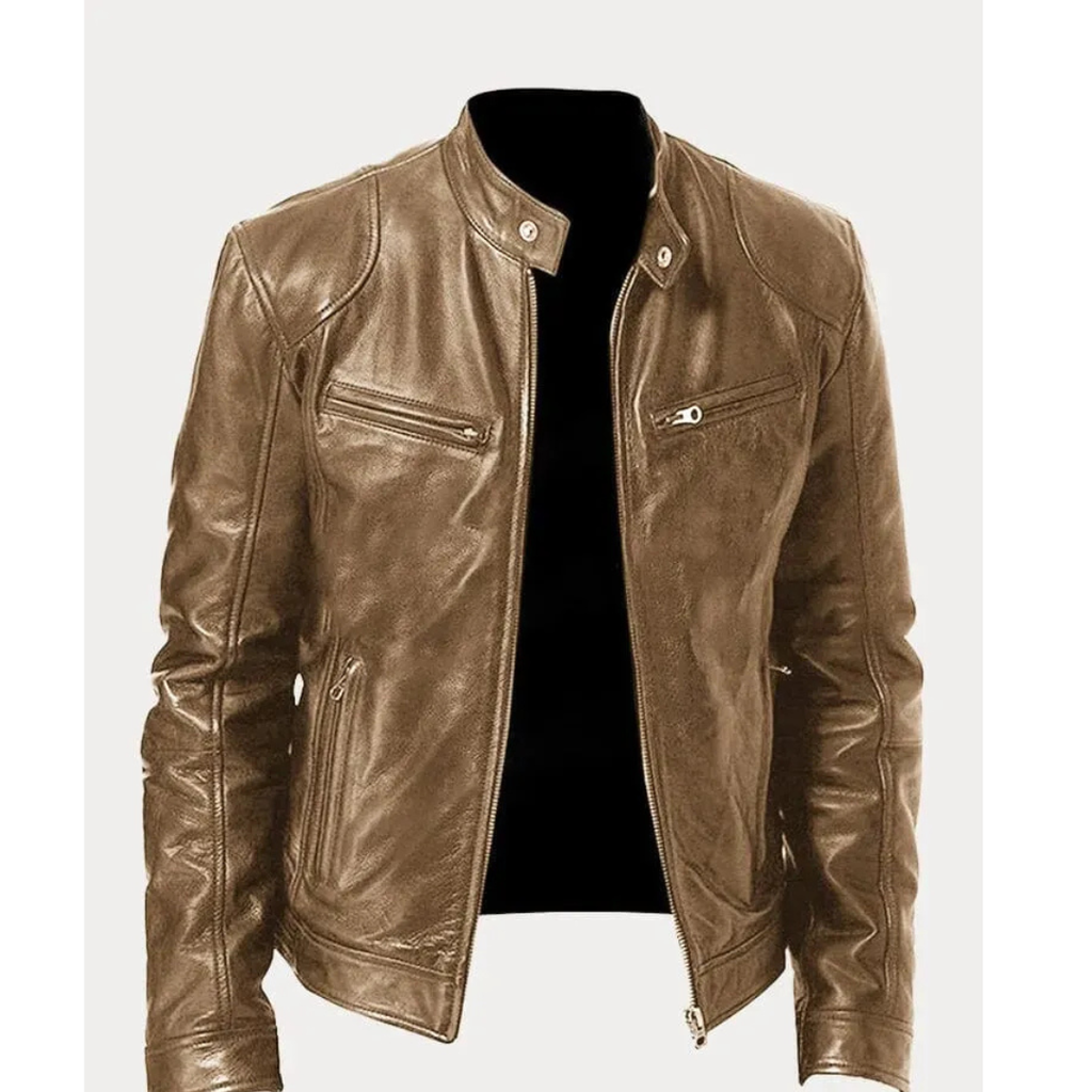 Heinrich | Herren Kunstleder Jacke für Herbst