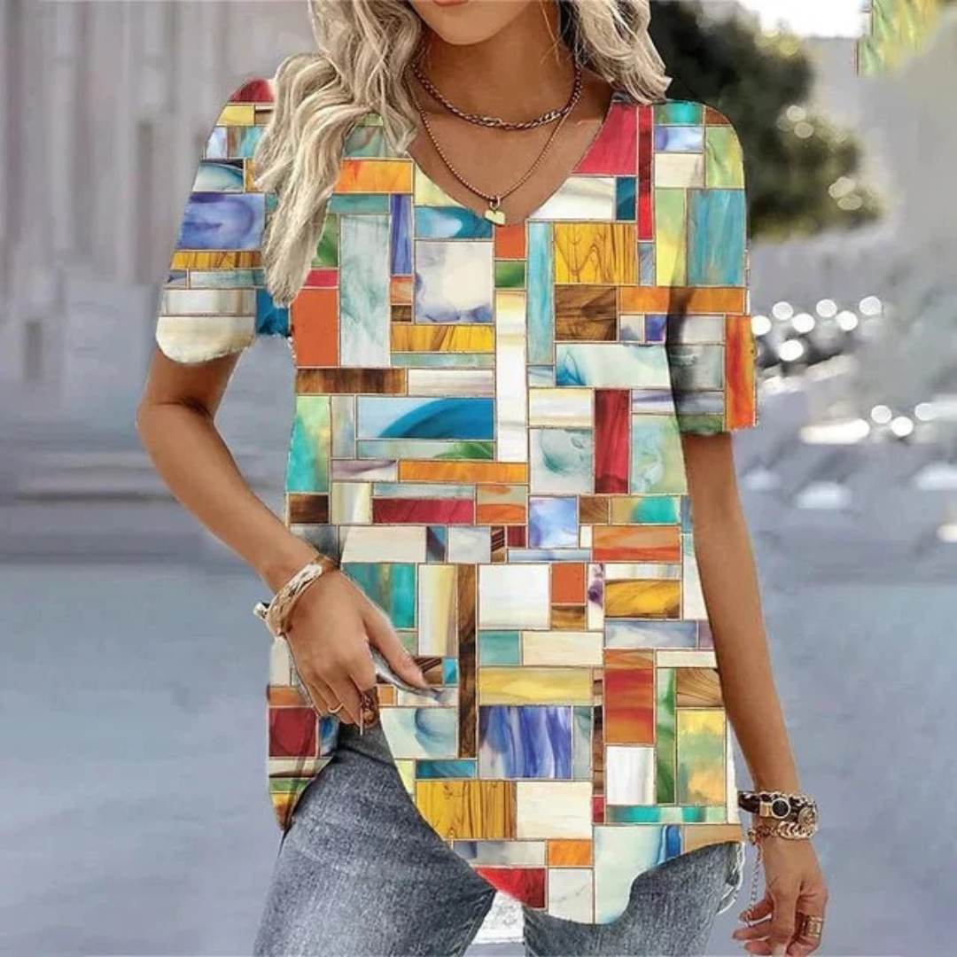 Helga | Damen Komfort Sommer T-Shirt