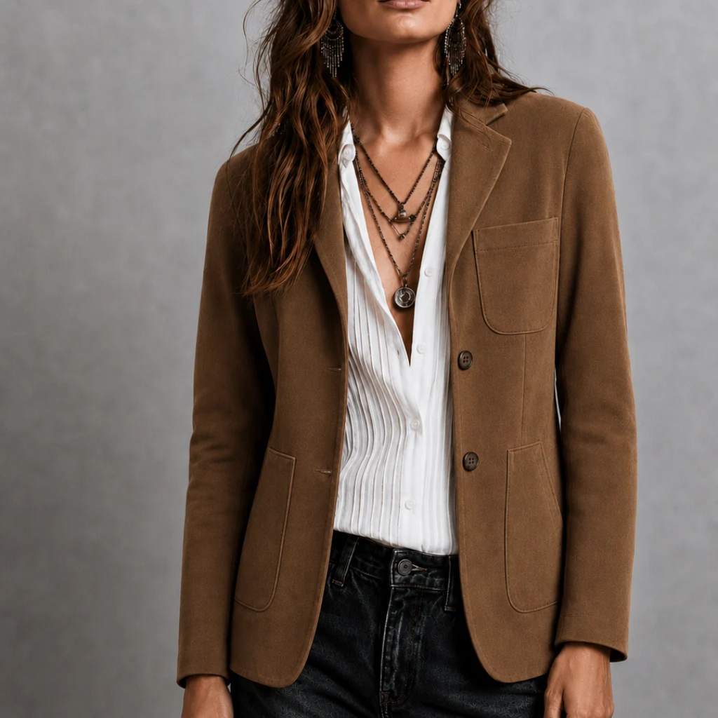 Henrietta | Damen Klassische Blazer mit Taschen