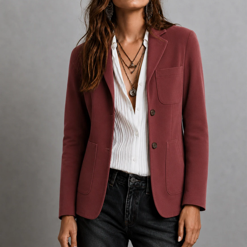 Henrietta | Damen Klassische Blazer mit Taschen