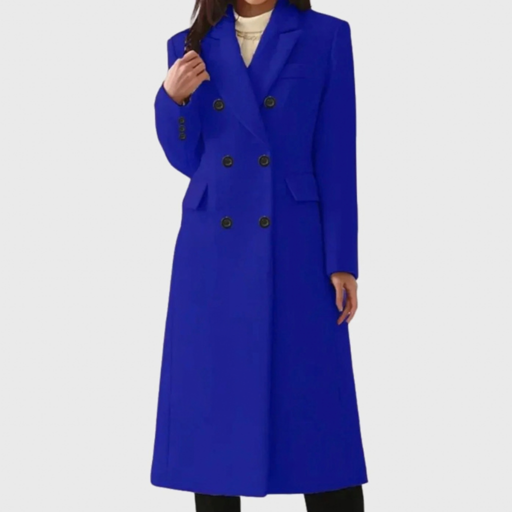 Henrietta | Damen Winterjacke mit Revers und Knöpfen