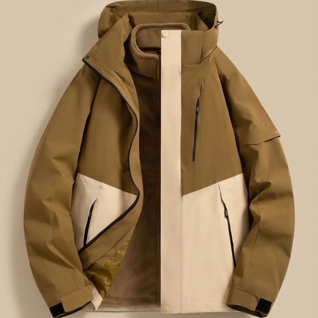 Henriette | Damen Wasserdichte Winterjacke mit Fleece und Kapuze