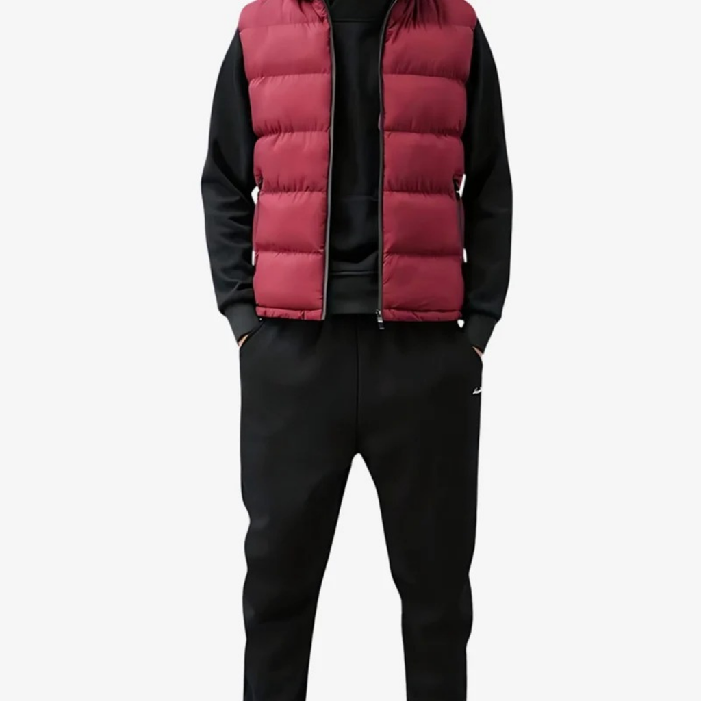 Henrik | Herren Steppweste Für Outdoor Mit Reißverschluss Und Taschen