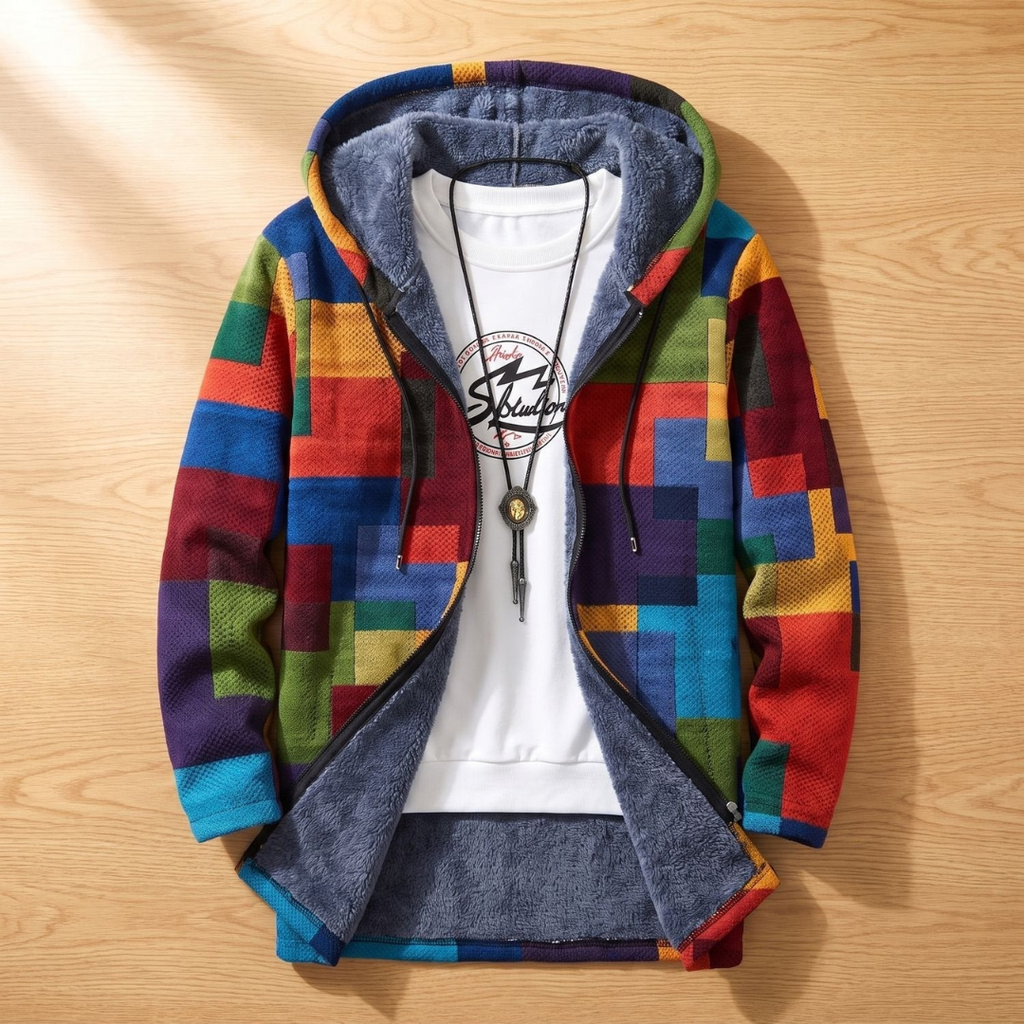 Henrike | Damen Strickjacke mit Reißverschluss und Kapuze