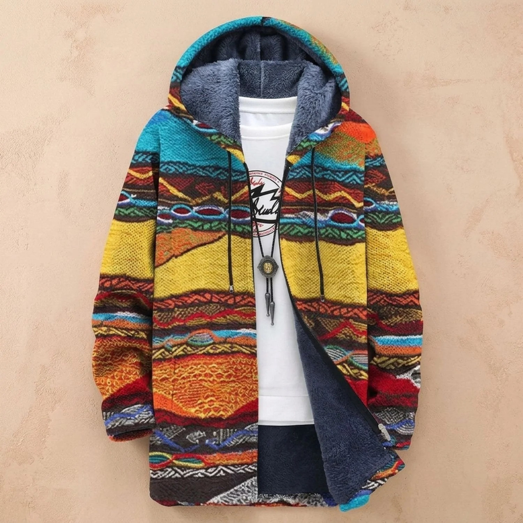 Henrike | Damen Strickjacke mit Reißverschluss und Kapuze