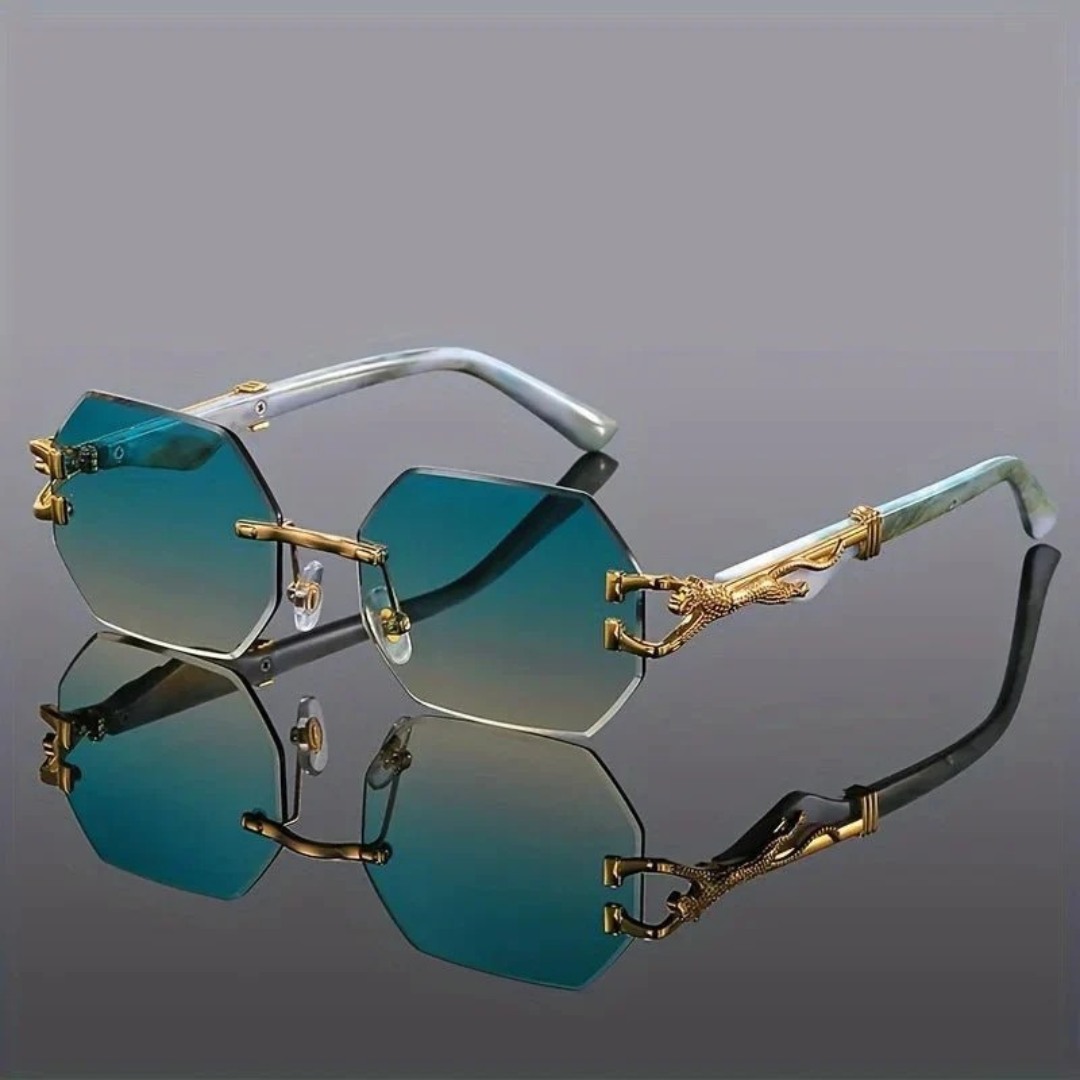 Henry | Herren Rimless Sonnenbrille Geometrisch