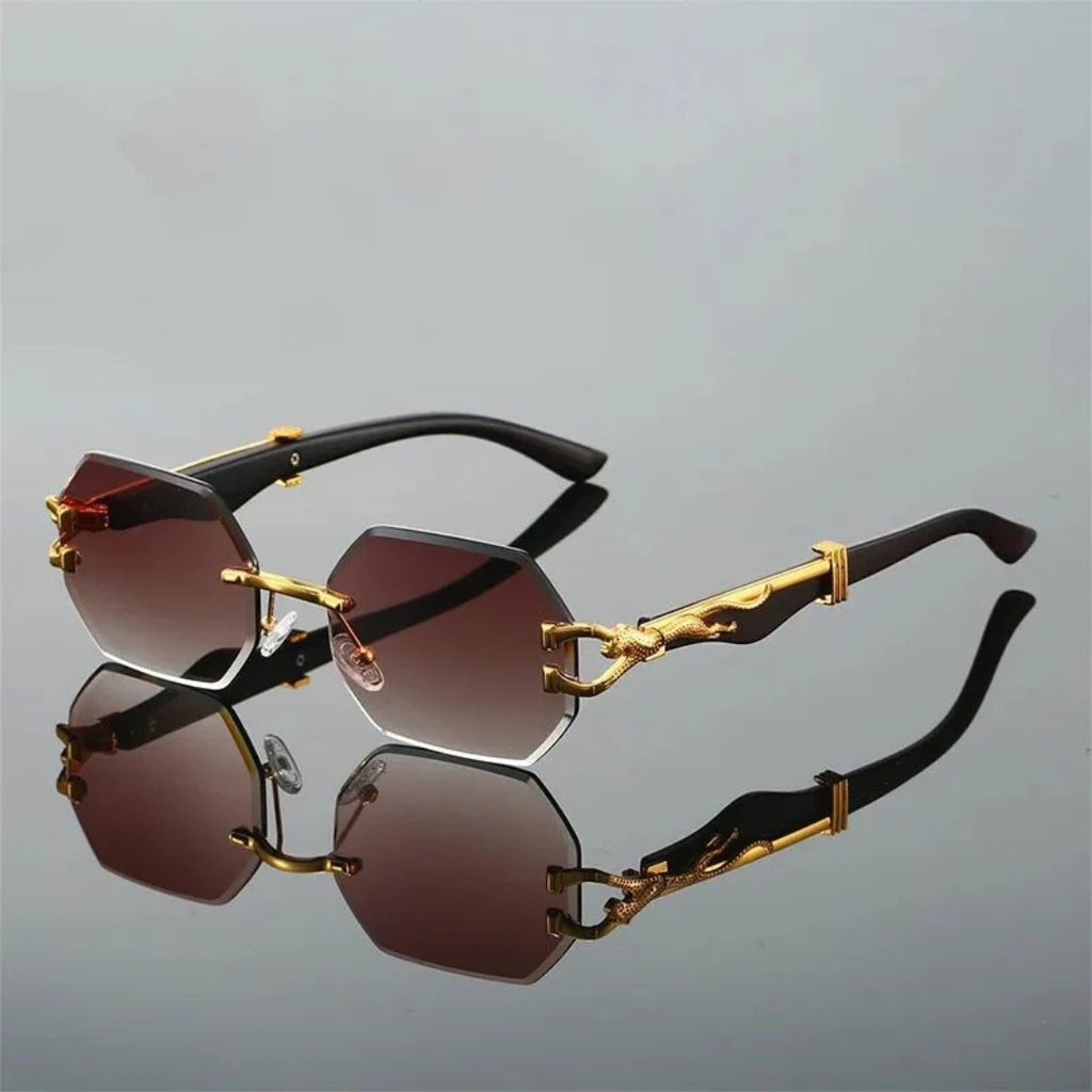 Henry | Herren Rimless Sonnenbrille Geometrisch